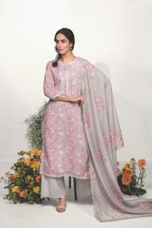 My Fashion Road Mogra A Linen Story Naariti Designer Salwar Suits | Peach
