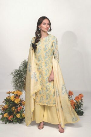 My Fashion Road Mogra A Linen Story Naariti Designer Salwar Suits | Yellow