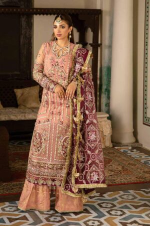 My Fashion Road Maryam Hussain Gulaab Wedding Chiffon Collection 2022 | Mehr