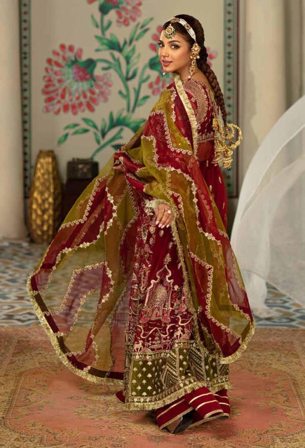 My Fashion Road Maryam Hussain Gulaab Wedding Chiffon Collection 2022 | Ayna